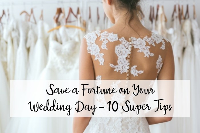 save a fortune on your wedding