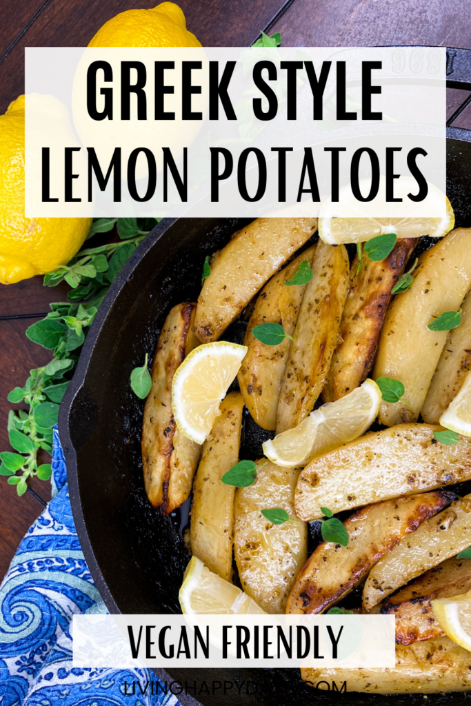 Greek Style Lemon Potatoes Recipe - Great for Vegans & Weight Watchers