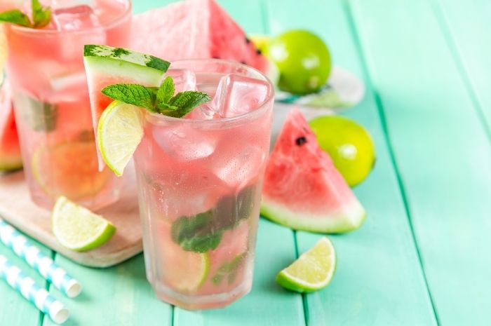 Watermelon Mint Lemonade recipe