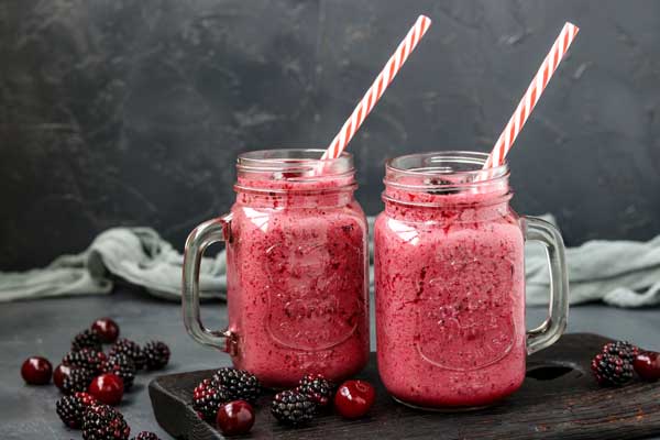 Non Dairy Berries Smoothies